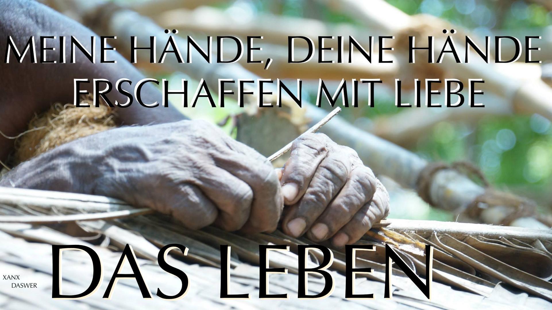 Mache und fühle bewusst alles mit Liebe