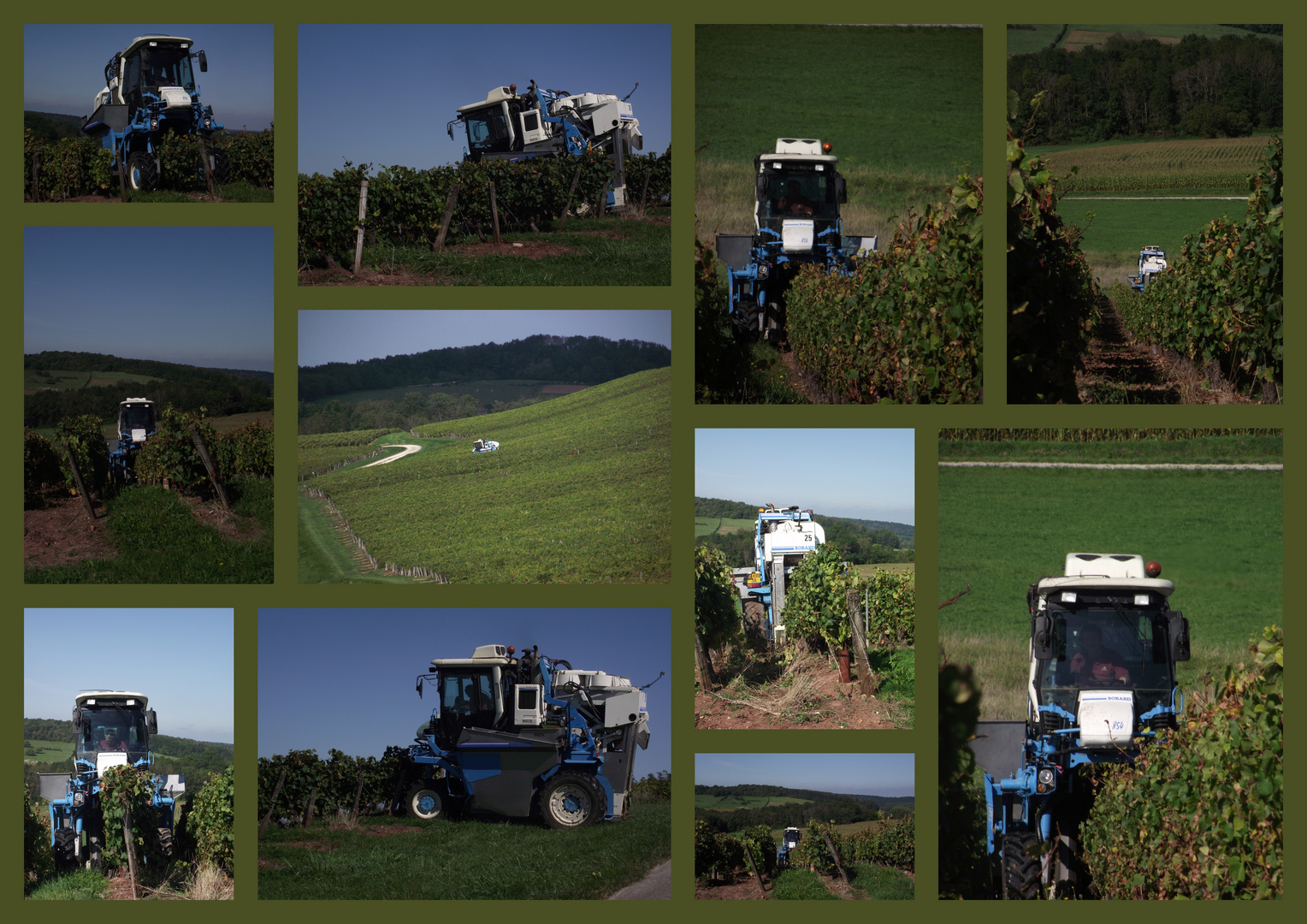 MACHINES A VENDANGER DANS LE VIGNOBLE JURASSIEN