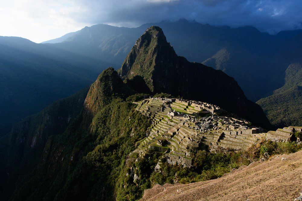 Machu Picchu am Abend