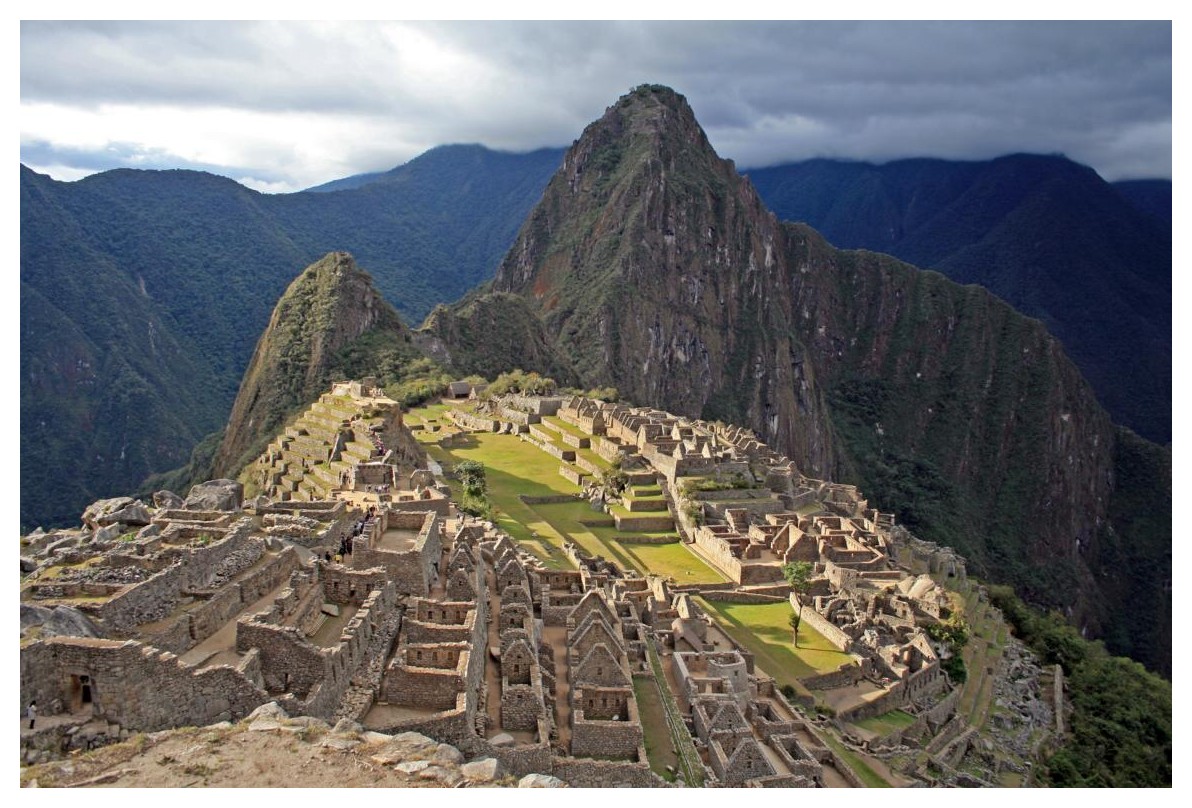 Machu Picchu am späten Nachmittag