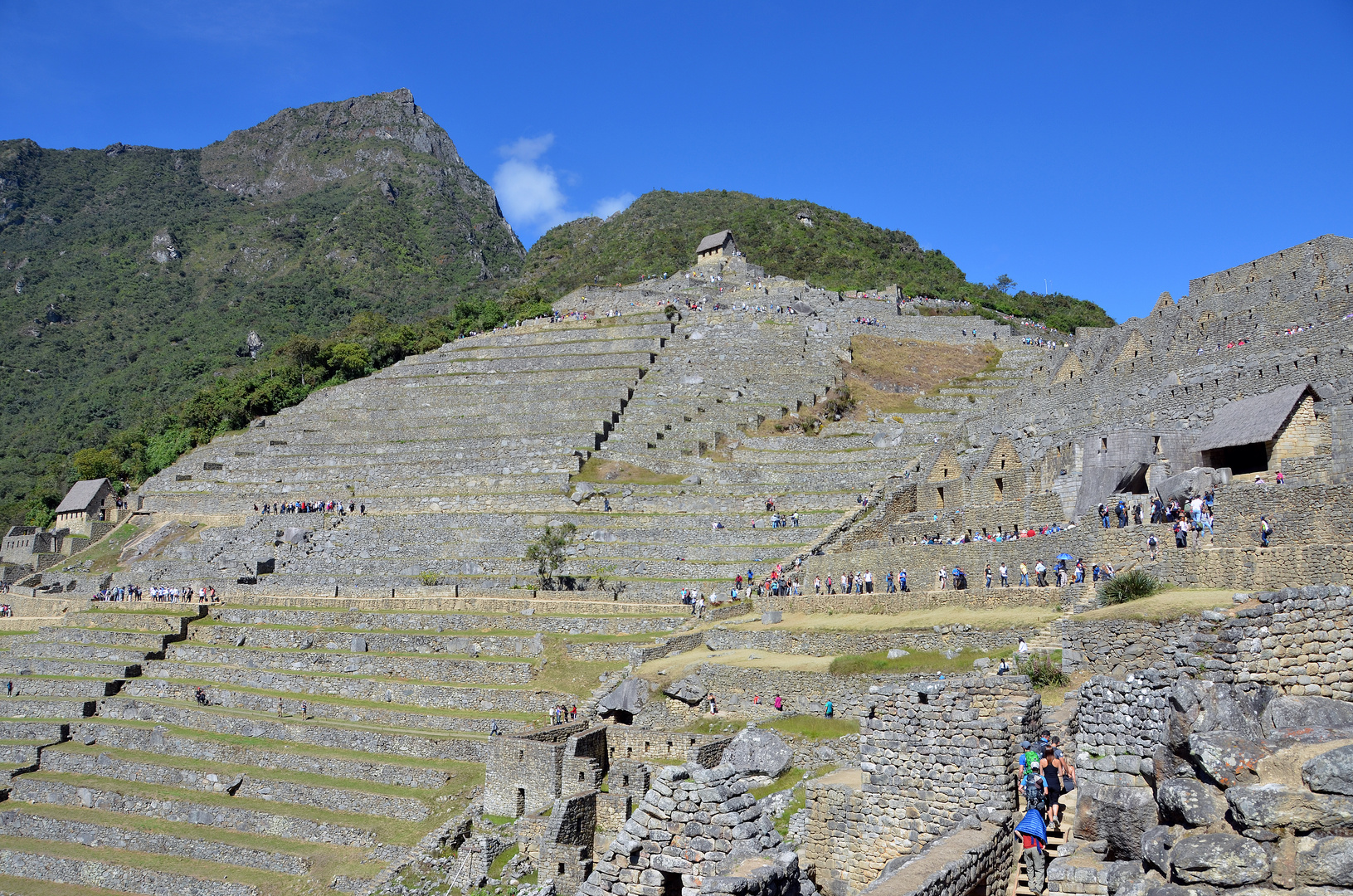 Machu Picchu, die alte Inka-Stadt in Peru