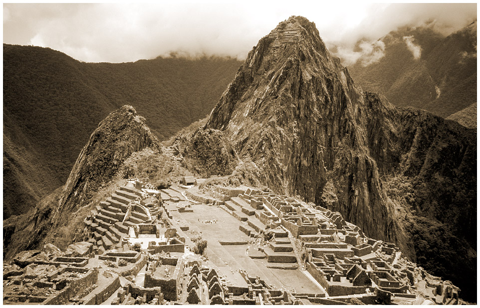 Machu Picchu - die übliche Ansicht...