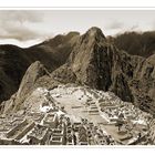 Machu Picchu en blanco y negro