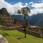 Machu Picchu mit dem Berg Wayna Picchu im Hintergrund