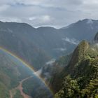 Machu Picchu mit Regenbogen