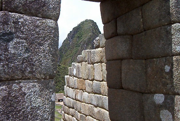 Machu picchu - Viendo a travez de la ventana