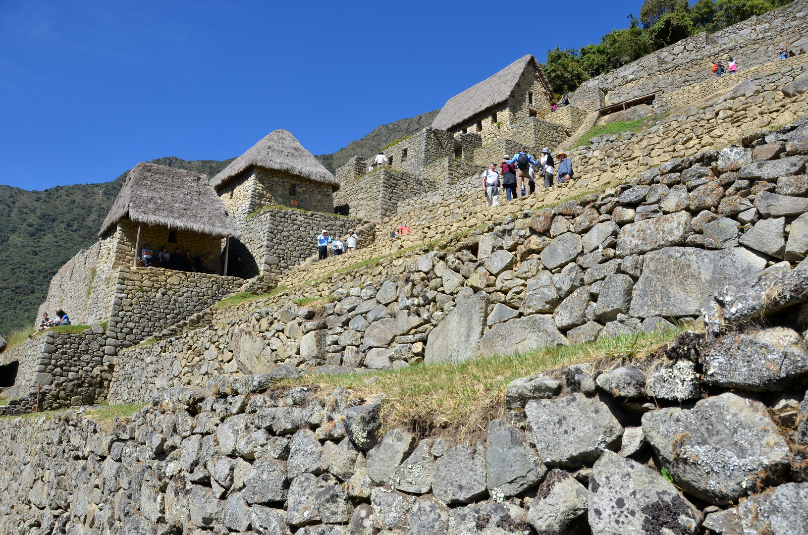 Machu Picchu von unten