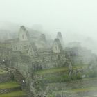 Machu Pichu im Nebel