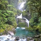 Mackay Falls am Milford Track in Neuseeland !