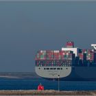 MACKINAC BRIDGE / Container vessel / outbound Rotterdam