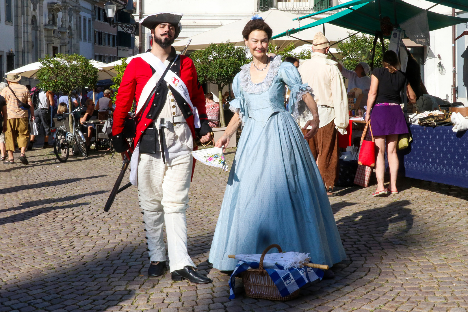 Madame et le garde du corps Foto & Bild street, schweiz, barock