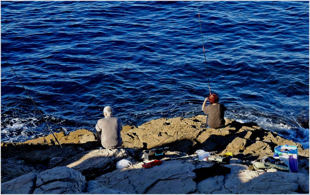 Madame pêche et monsieur boude...