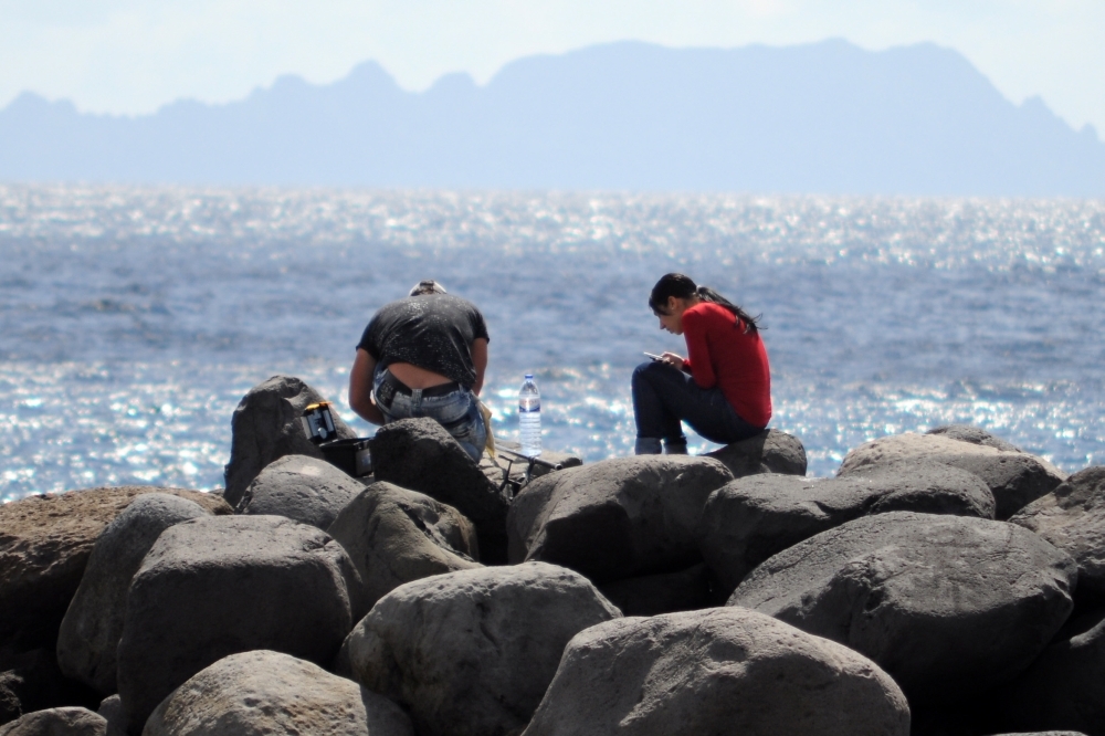 Madeira: Anglers Freundin paukt Latein.