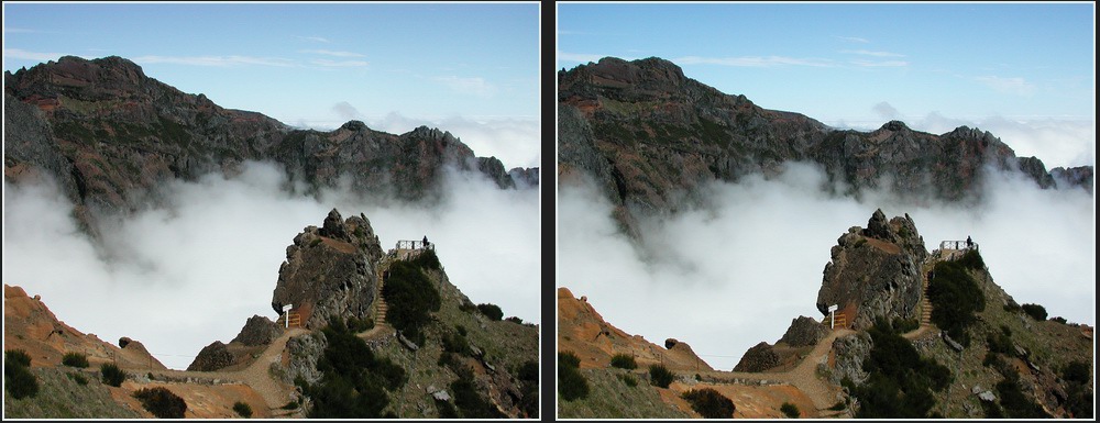 Madeira, Aussichtspunkt zwischen Pico do Arieiro und Pico Ruivo