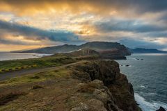 Madeira bei Sonnenuntergang