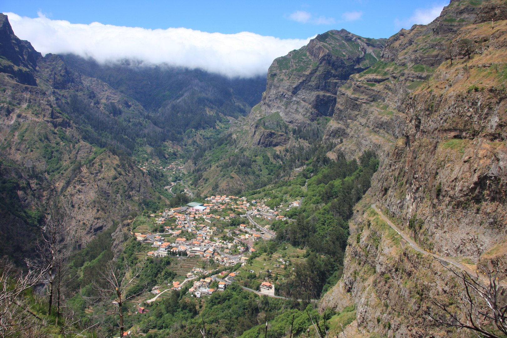 Madeira - Blick auf den "Nonnenstahl"