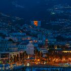 Madeira - Funchal zur blauen Stunde während der Weihnachtszeit
