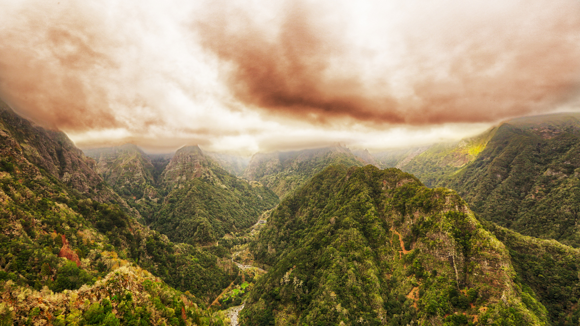 Madeira Hochebene in HDR