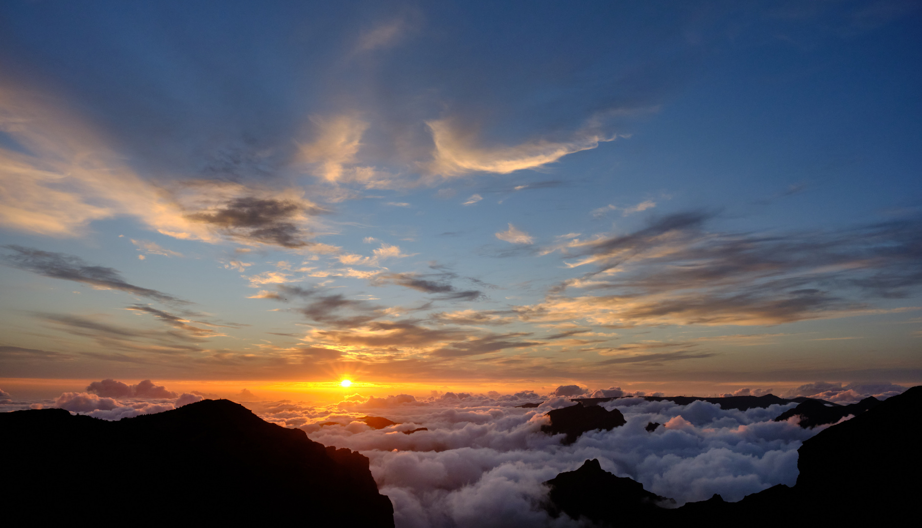 Madeira Pico Arieiro zwischen den Wolken