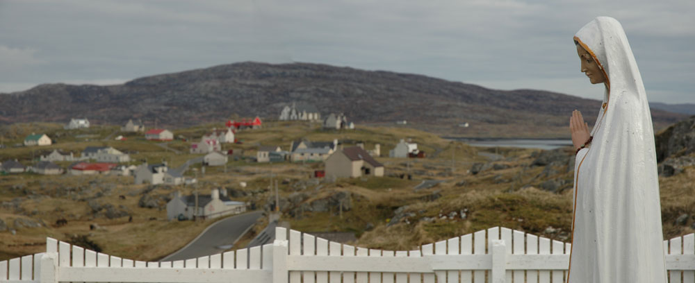 Madonna beim Friedhof von Eriskay