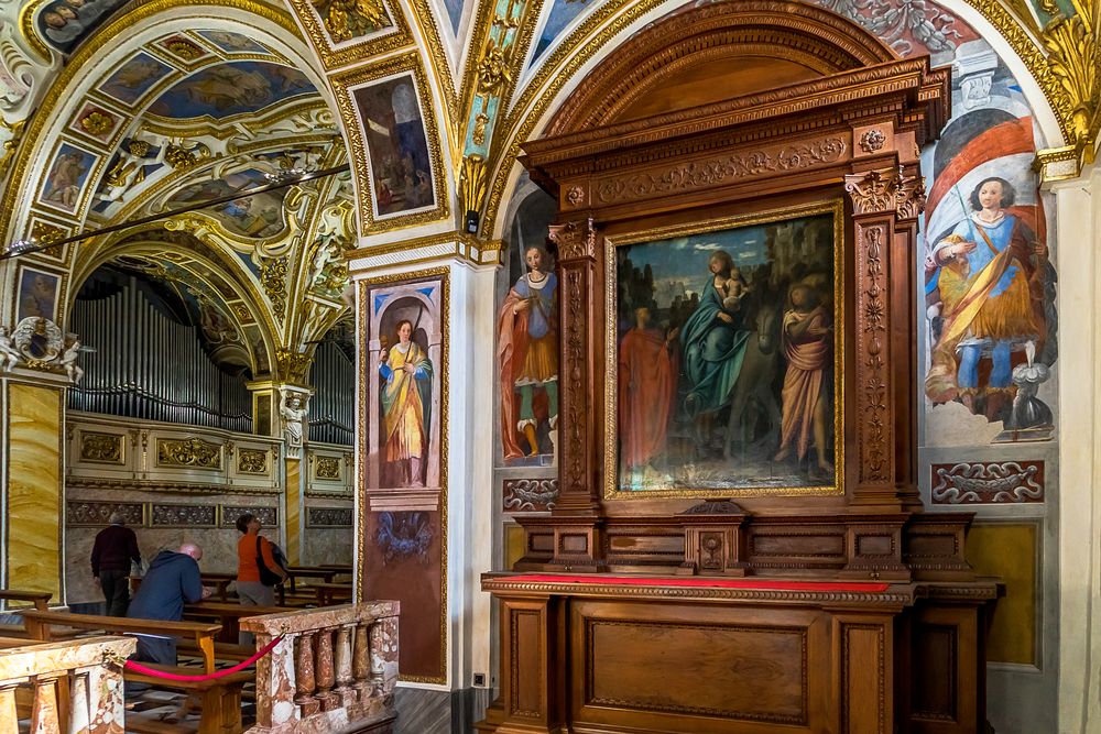 Madonna del Sasso - Blick auf die Orgel