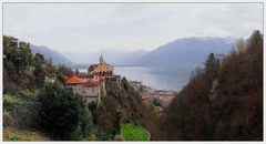 Madonna del Sasso und Lago Maggiore