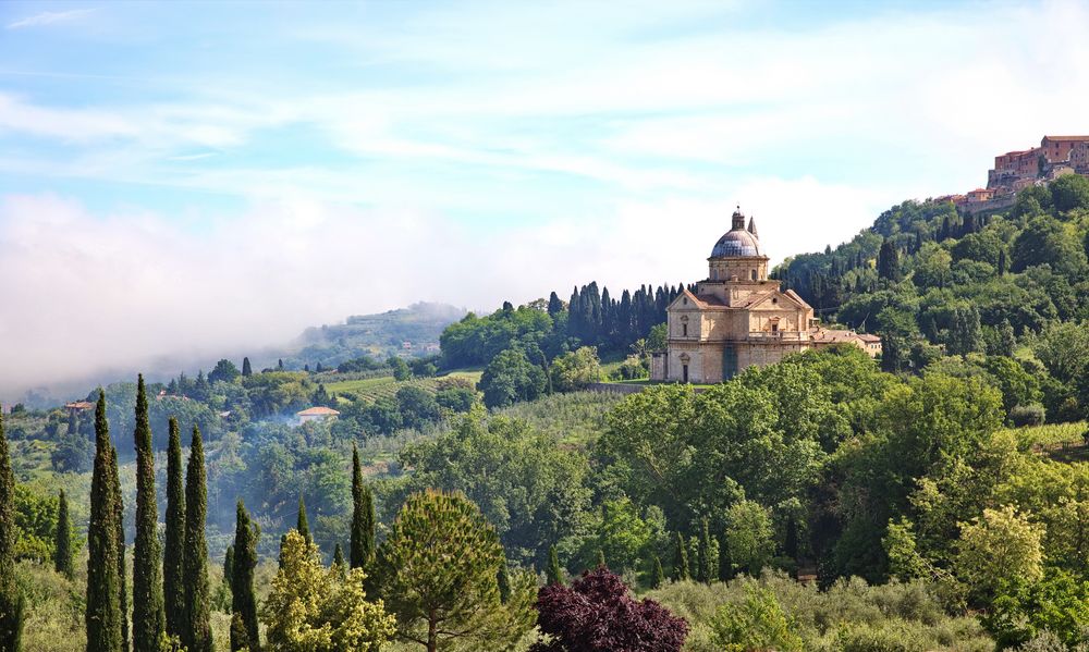 Madonna di San Biagio vor den Toren von Montepulciano - Toskana