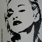 Madonna IV (Pop Art Gemälde - Handgemalt)