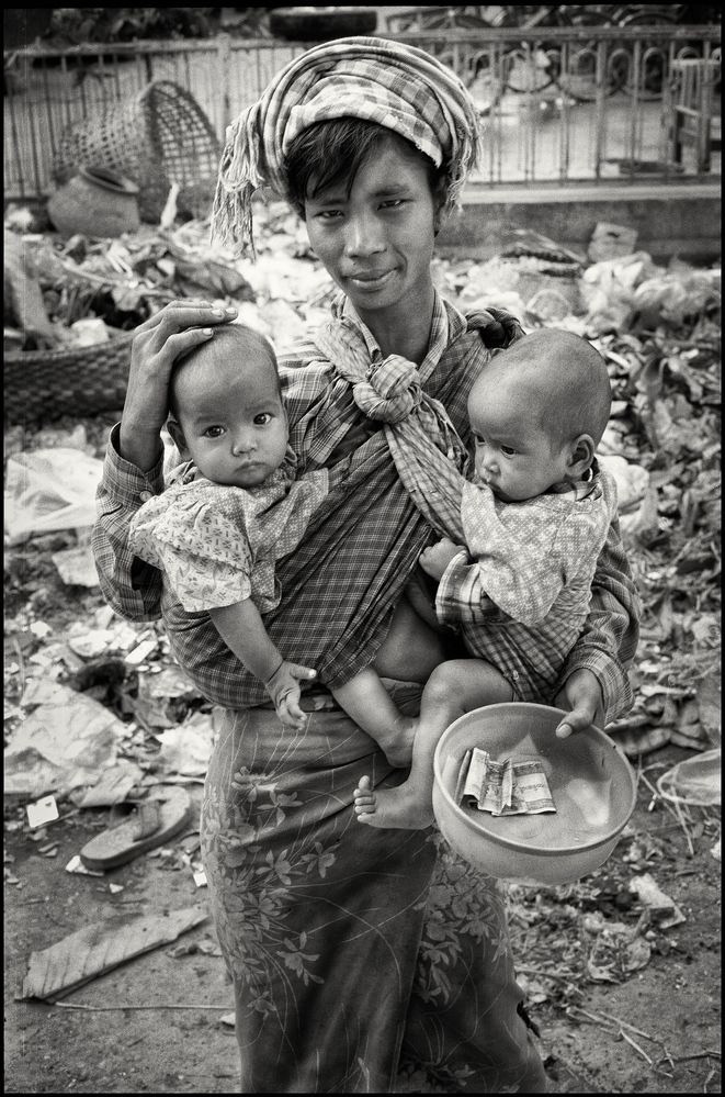 Madonna with Children. Mandalay, Myanmar.