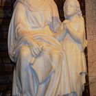 Madonnenstatue mit Kind in Kirche in Jerusalem ...