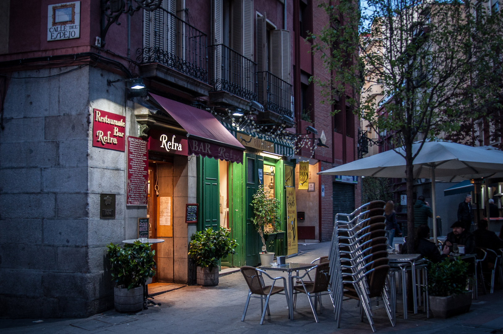 Madrid - Bar Refra - Blue Hour