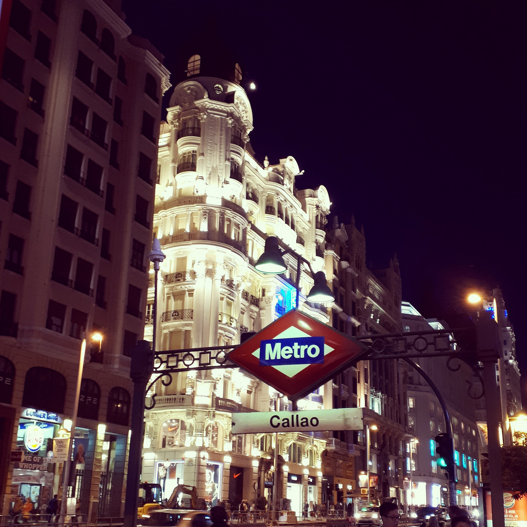 Madrid bei Nacht