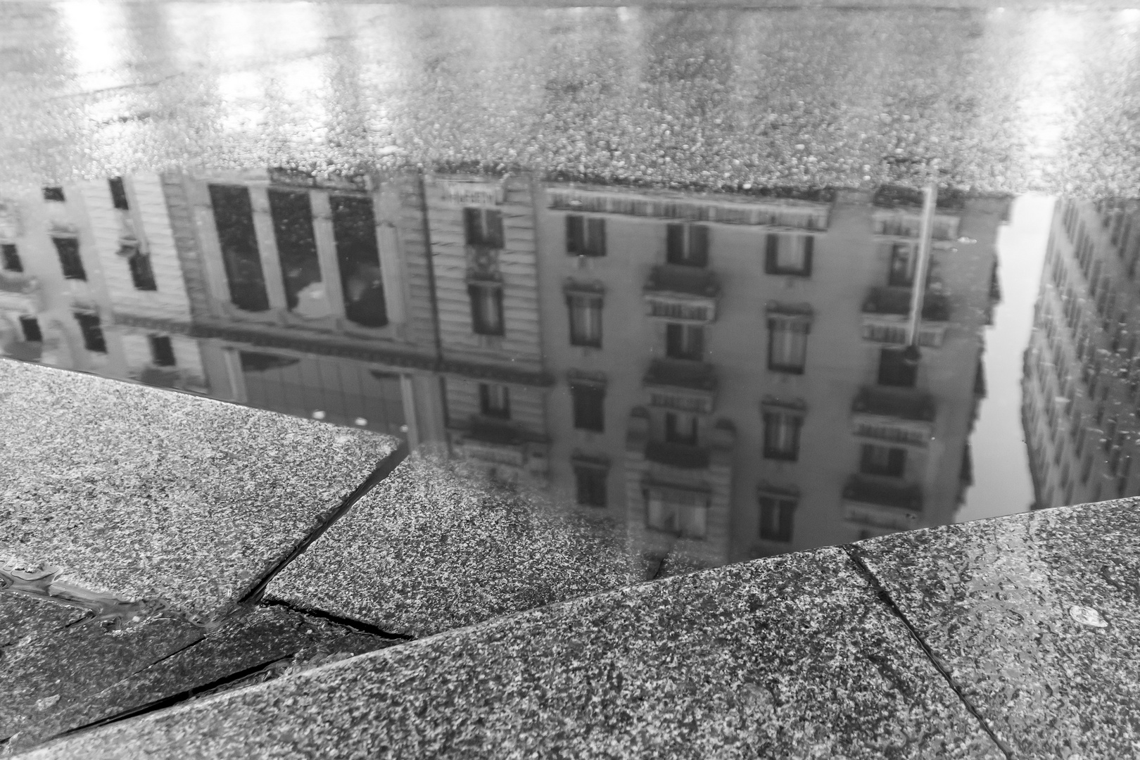 Madrid bei Regen