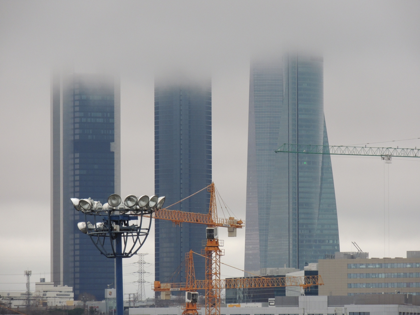 Madrid im Nebel