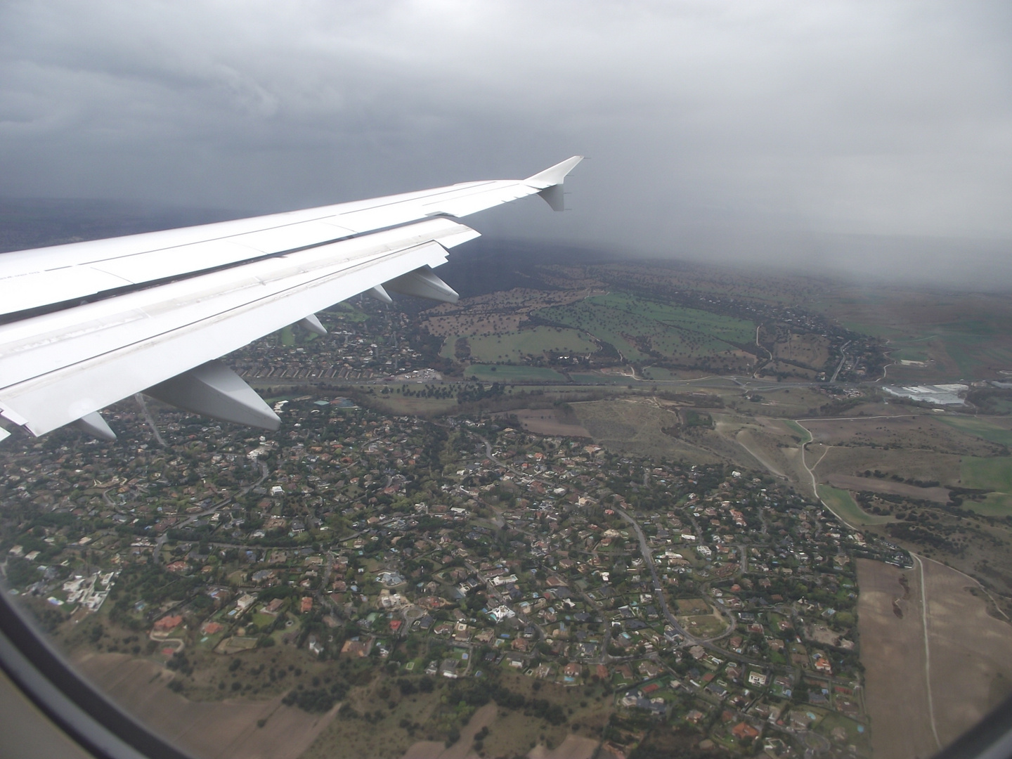 Madrid in Wolken