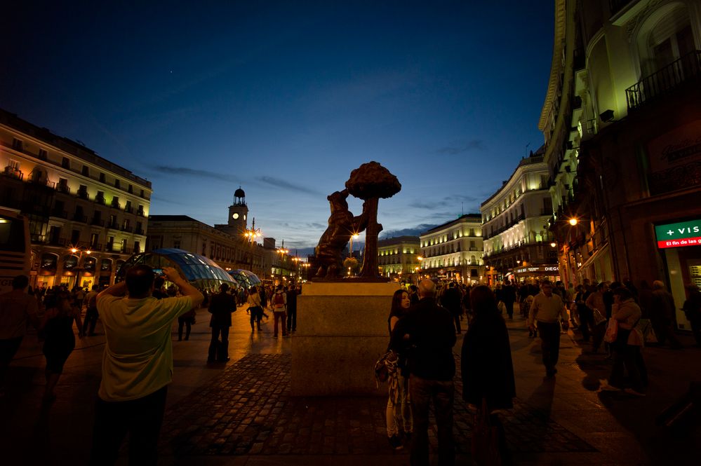 madrid on a wednesday evening