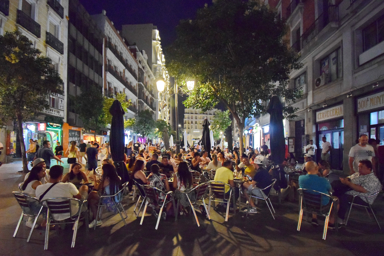 Madrid um Mitternacht