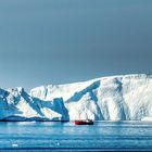 mächtig erhebt sich die Eiskante bei Ilulissat