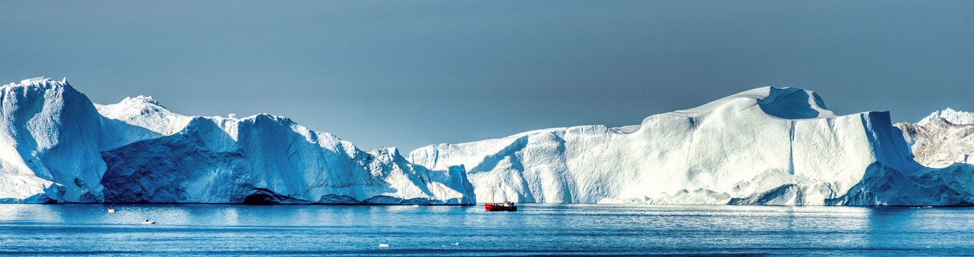 mächtig erhebt sich die Eiskante bei Ilulissat