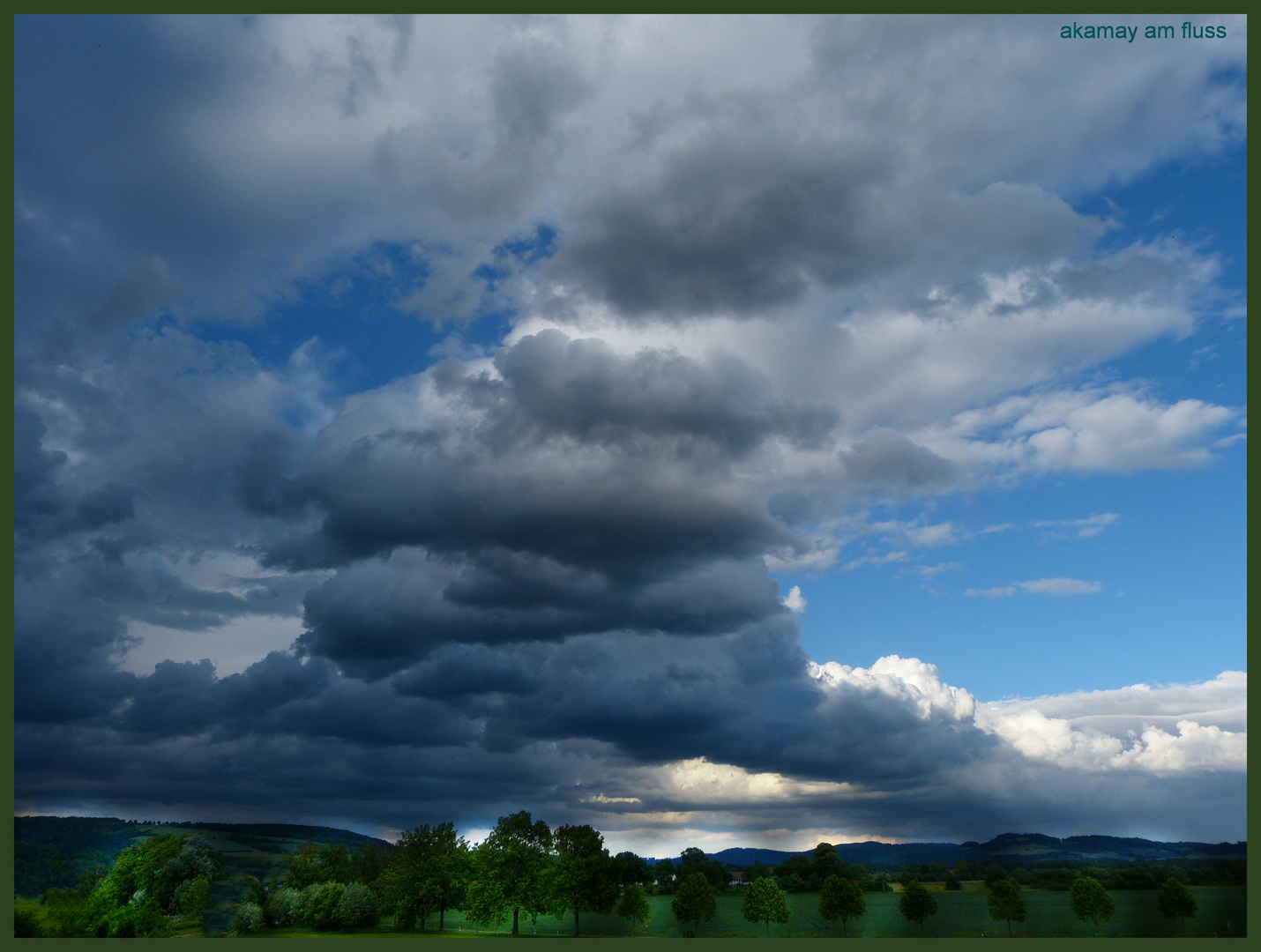 Mächtige Wolken