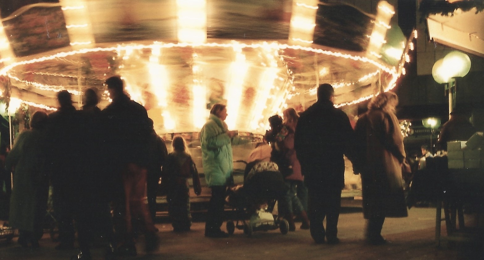 Mächtiger Wirbel auf dem Jahrmarkt Detmold 1995