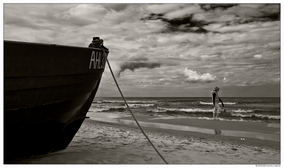 Mädchen am Meer