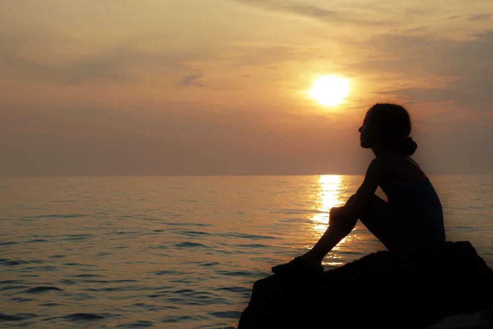 Mädchen am Meer Foto & Bild | kinder, kinder im schulalter, menschen