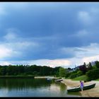 Mädchen am See