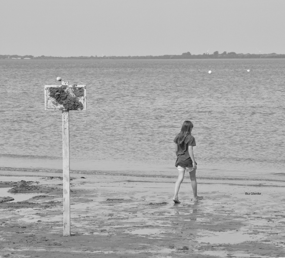 Mädchen am Strand