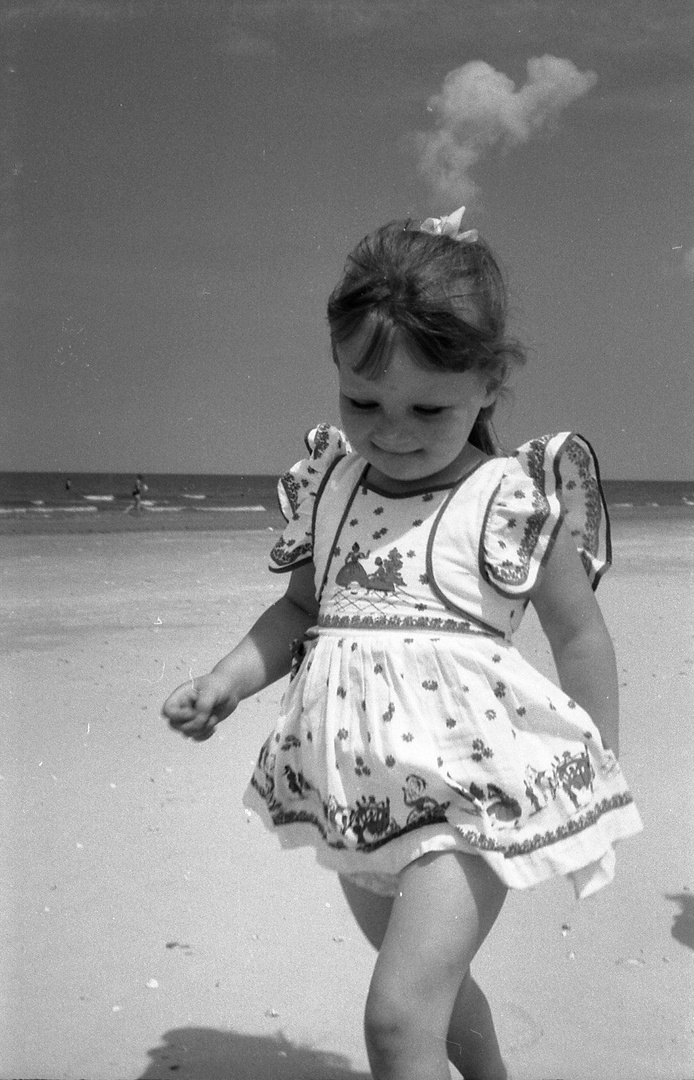 mädchen am strand