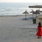 Mädchen am Strand