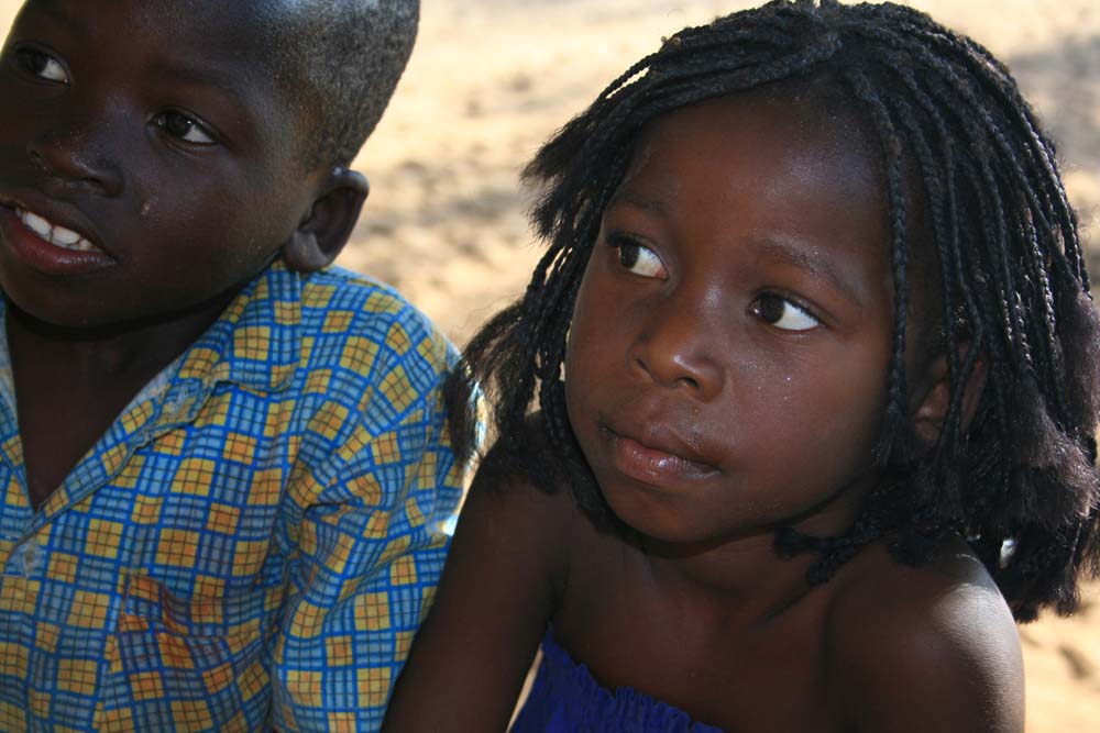 Mädchen auf Ilha de Mocambique