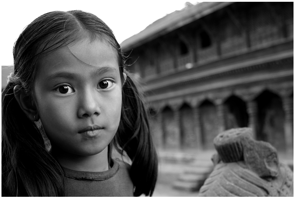 Mädchen aus Bhaktapur