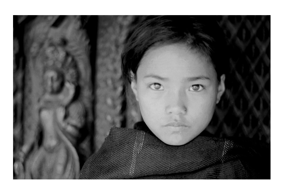 Mädchen aus Bhaktapur, Nepal